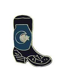 PIN-COWBOY,BOOT,RGHT