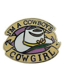 PIN-COWBOY,HAT,I'M A