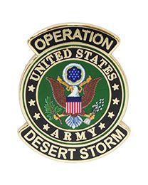 PIN-DEST.STORM,ARMY,LOGO