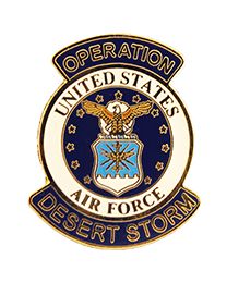 PIN-DEST.STORM,USAF,EMBLEM