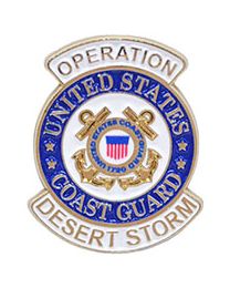 PIN-DEST.STORM,USCG,LOGO