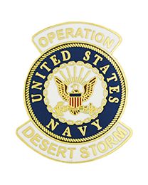 PIN-DEST.STORM,USN,LOGO