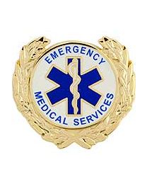 PIN-EMS LOGO W/WREATH