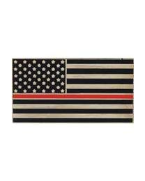 PIN-FIRE,RED LINE HONOR FLAG