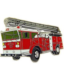 PIN-FIRE,TRUCK,LADDER,RED