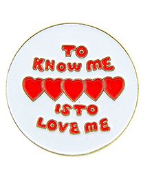 PIN-TO KNOW ME IS