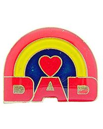 PIN-HOL,DAD,HEART & RAINB