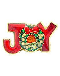 PIN-HOL,XMAS,JOY W/WREATH