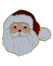 PIN-HOL,XMAS,SANTA HEAD