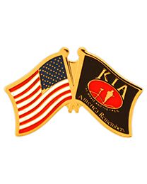 PIN-KIA,HONOR FLAG/USA
