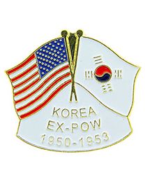 PIN-KOREA,FLAG,EX-POW