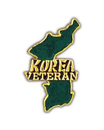 PIN-KOREA,MAP,VETERAN