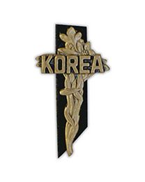 PIN-KOREA,MEMORIAL CROSS