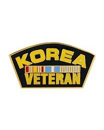 PIN-KOREA,VETERAN W/RIBB.