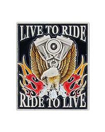 PIN-LIVE TO RIDE