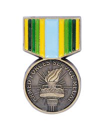 PIN-MEDAL,ARMED FORCE.SVC