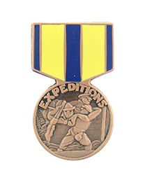 PIN-MEDAL,USN EXPEDITION.
