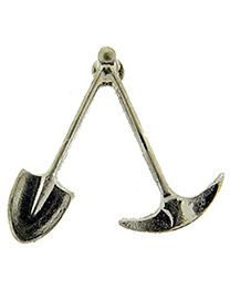 PIN-PICK/SHOVEL-SLVR