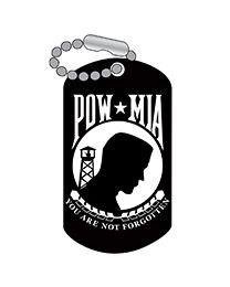 PIN-POW*MIA,DOG TAG