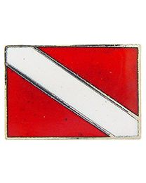 PIN-SCUBA DIVING FLAG