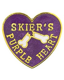 PIN-SKIER PR HEART