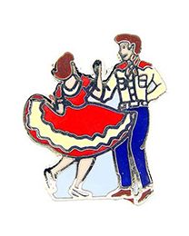 PIN-SQUARE DANCERS