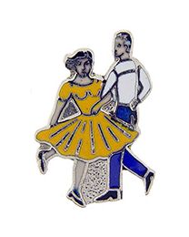 PIN-SQUARE DANCERS,YLW