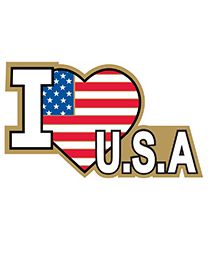 PIN-USA,I LOVE USA