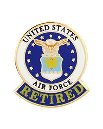PIN-USAF EMBLEM RETIRED