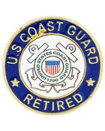 PIN-USCG,LOGO,RETIRED
