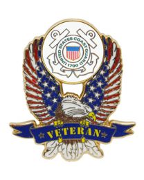 PIN-USCG,VETERAN,EAGLE