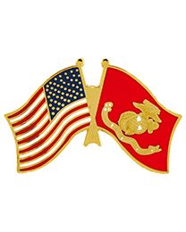 PIN-USMC,FLAG,USA/USMC