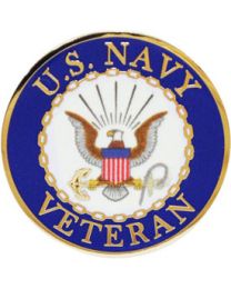 PIN-USN LOGO VETERAN (XLG)