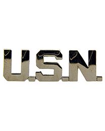 PIN-USN,SCR U.S.N.LETTERS