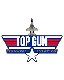 PIN-USN,TOP GUN JET LOGO