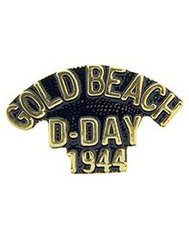 PIN-WWII,SCR,D-DAY GLD BE