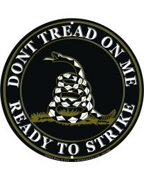 SIGN-DONT TREAD ON ME,BLK