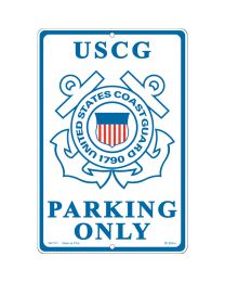 SIGN-U.S.COAST GUARD,PARKING