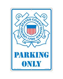 SIGN-U.S.COAST GUARD,PARKING