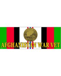 STICKER-AFGHAN WAR,SVC RBN