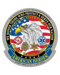 STICKER-AMERICAN HEROES