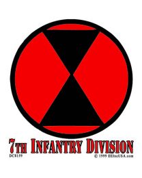 STICKER-U.S. ARMY,007TH INF