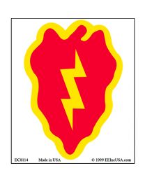 STICKER-U.S. ARMY,025TH DIV