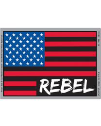 STICKER-USA,REBEL