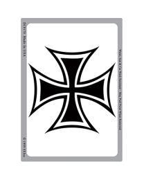 STICKER-IRON CROSS