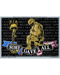STICKER-KIA*WW,SOME GAVE ALL