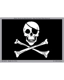 STICKER-PIRATE FLAG