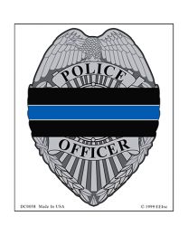 STICKER-POLICE,BLUE LINE