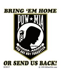 STICKER-POW*MIA