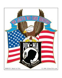 STICKER-POW*MIA,EAGLE